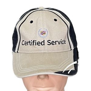 Cadillac Certified Service Technician Mechanic Buckle Back Cap